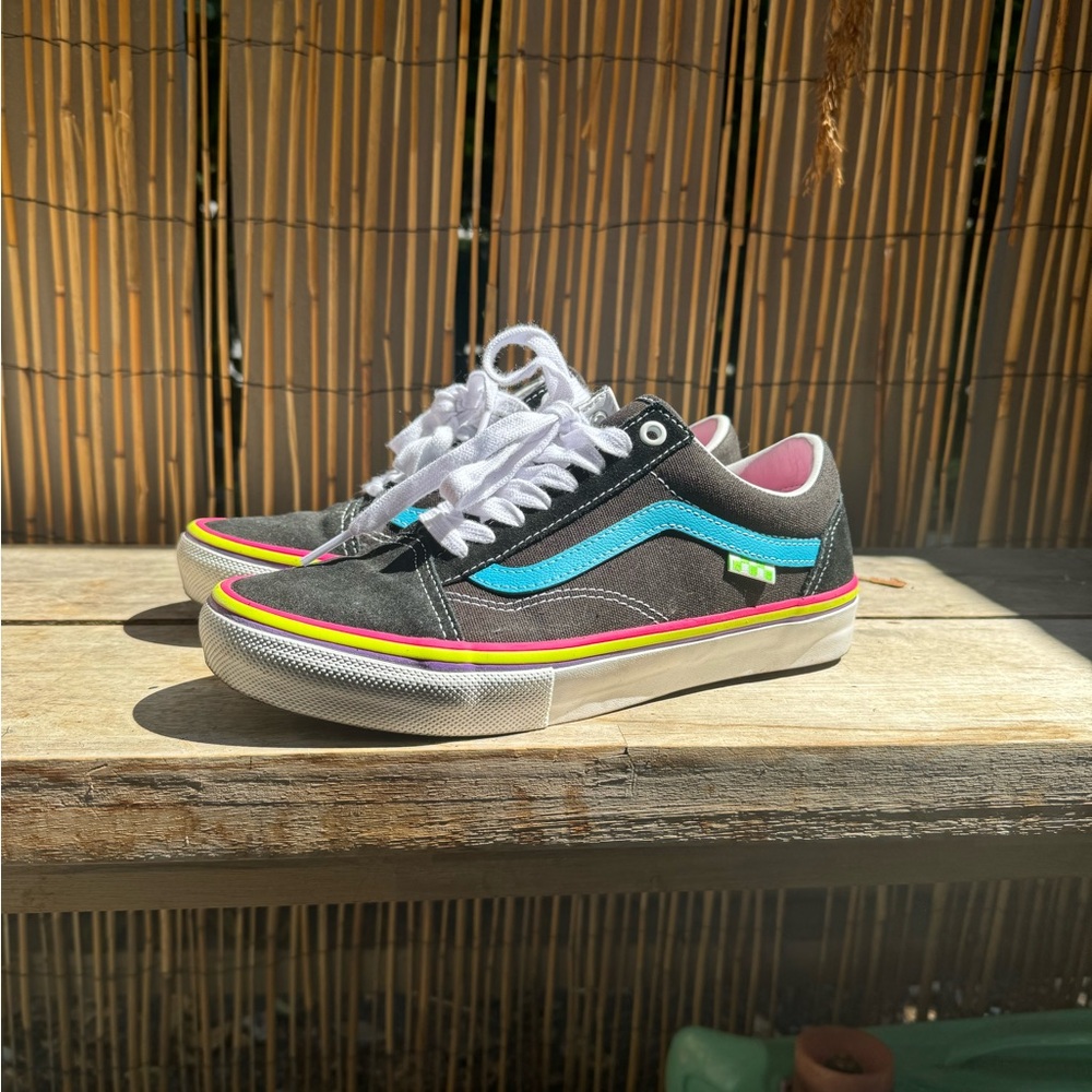 Vans Neon old school shoes.